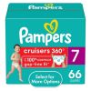 Pampers Cruisers 360 Diapers Size 7, 66 Count