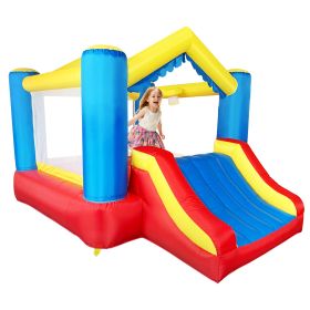 YARD Bounce House Inflatable Bounce House with Basketball Hoop Royal Bouncer for Kids, Outdoor Bouncy House, Durable Seam Forced Buffer Strips, Big Sl