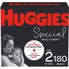 Huggies Special Delivery Hypoallergenic Baby Diapers Size 2;  180 Count