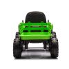 Ride on Tractor with Trailer,12V Battery Powered Electric Tractor Toy w/Remote Control,electric car for kids,Three speed adjustable,Power display, USB