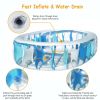 90√ó60√ó20In Inflatable Swimming Pool Blow Up Family Pool For Kids Foldable Swim Ball Pool Center