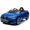 Licensed BMW I4,12v Kids ride on car 2.4G W/Parents Remote Control,electric car for kids,Three speed adjustable,Power display, USB,MP3 ,Bluetooth,LED