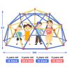 Kids Climbing Dome Jungle Gym - 10 ft Geometric Playground Dome Climber Play Center with Rust & UV Resistant Steel, Supporting 1000 LBS