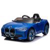 Licensed BMW I4,12v Kids ride on car 2.4G W/Parents Remote Control,electric car for kids,Three speed adjustable,Power display, USB,MP3 ,Bluetooth,LED