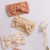 3-Piece Set Infant Baby Elastic Headband Jacquard Wide-Brimmed Nylon Bow Children's Hair Band