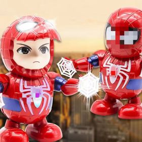 Electronic Robot Toy Smart Walking Dancing Robot; Singing Music Robot With Musical And Colorful Lights (Style: Spider)