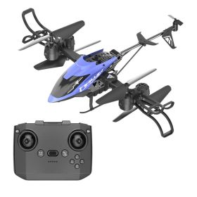 Model Airplane Remote Control Wholesale 2.4G Foldable Toy Remote Control RC UAV (Color: Blue)