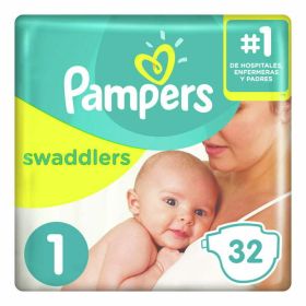 Pampers Swaddlers Newborn Diapers Size 1, 32 Count (Brand: Pampers)