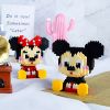 25 Disney Mickey Mouse Mini Building Blocks Minnie Stitch Alien Miniature Building Block Toy Christmas Gift