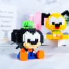 25 Disney Mickey Mouse Mini Building Blocks Minnie Stitch Alien Miniature Building Block Toy Christmas Gift